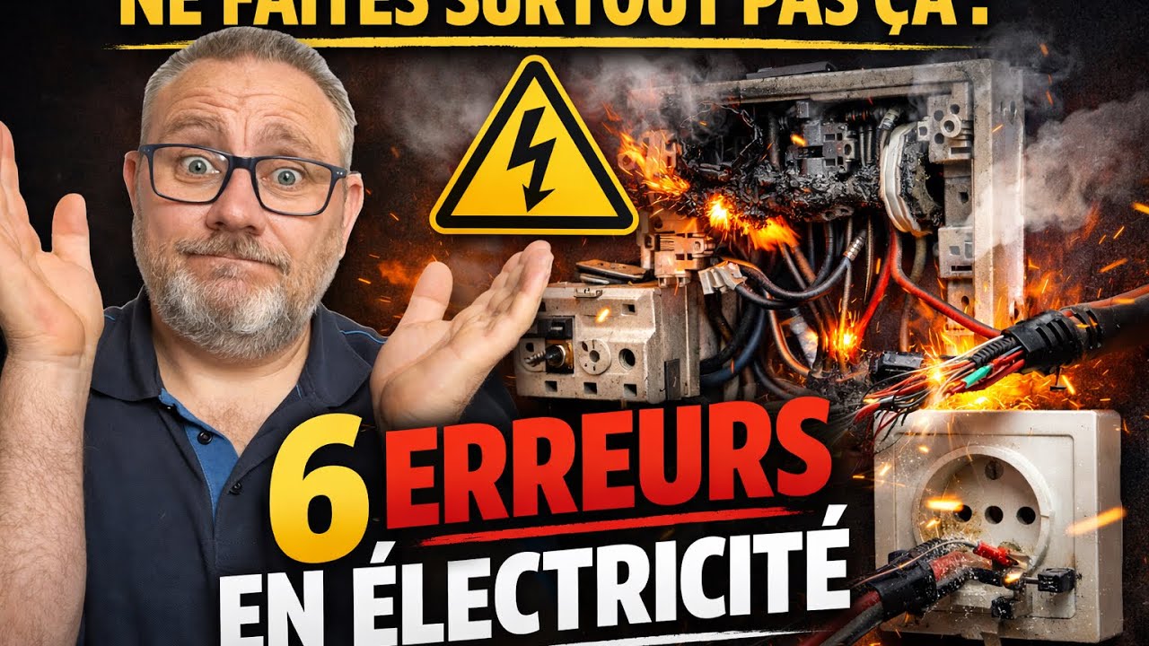 Ne faites surtout pas &ccedil;a : 6 erreurs en &eacute;lectricit&eacute;
