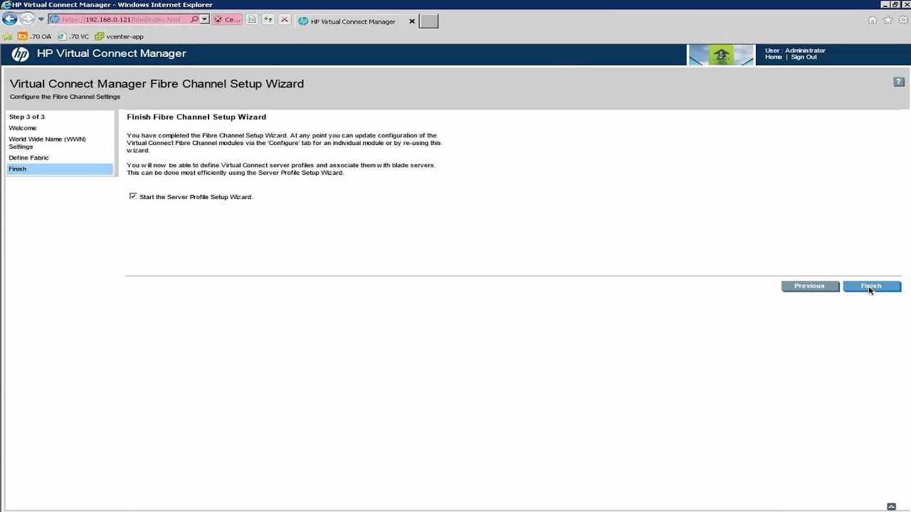 Virtual Connect Configuration Tutorial