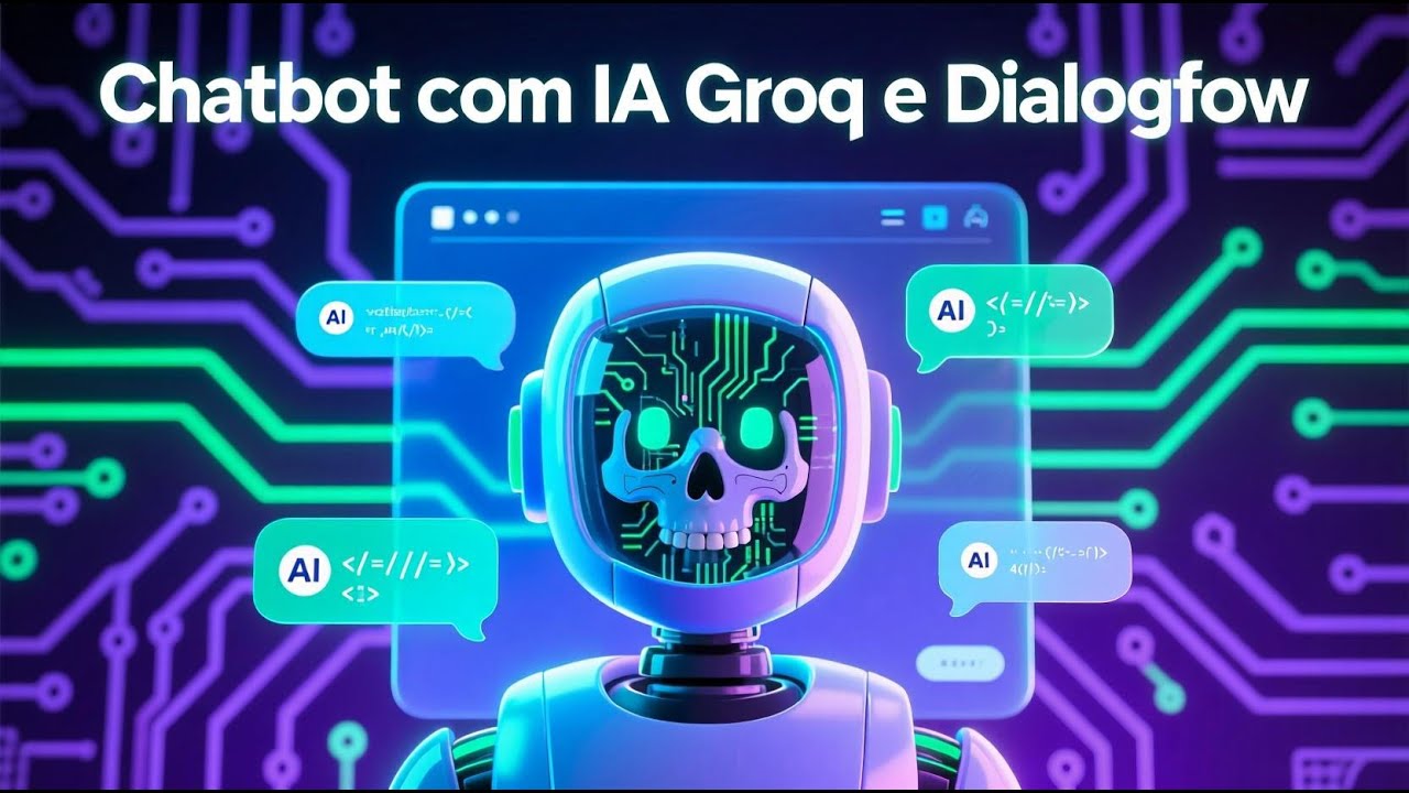 Chatbot com IA Groq e Dialogflow
