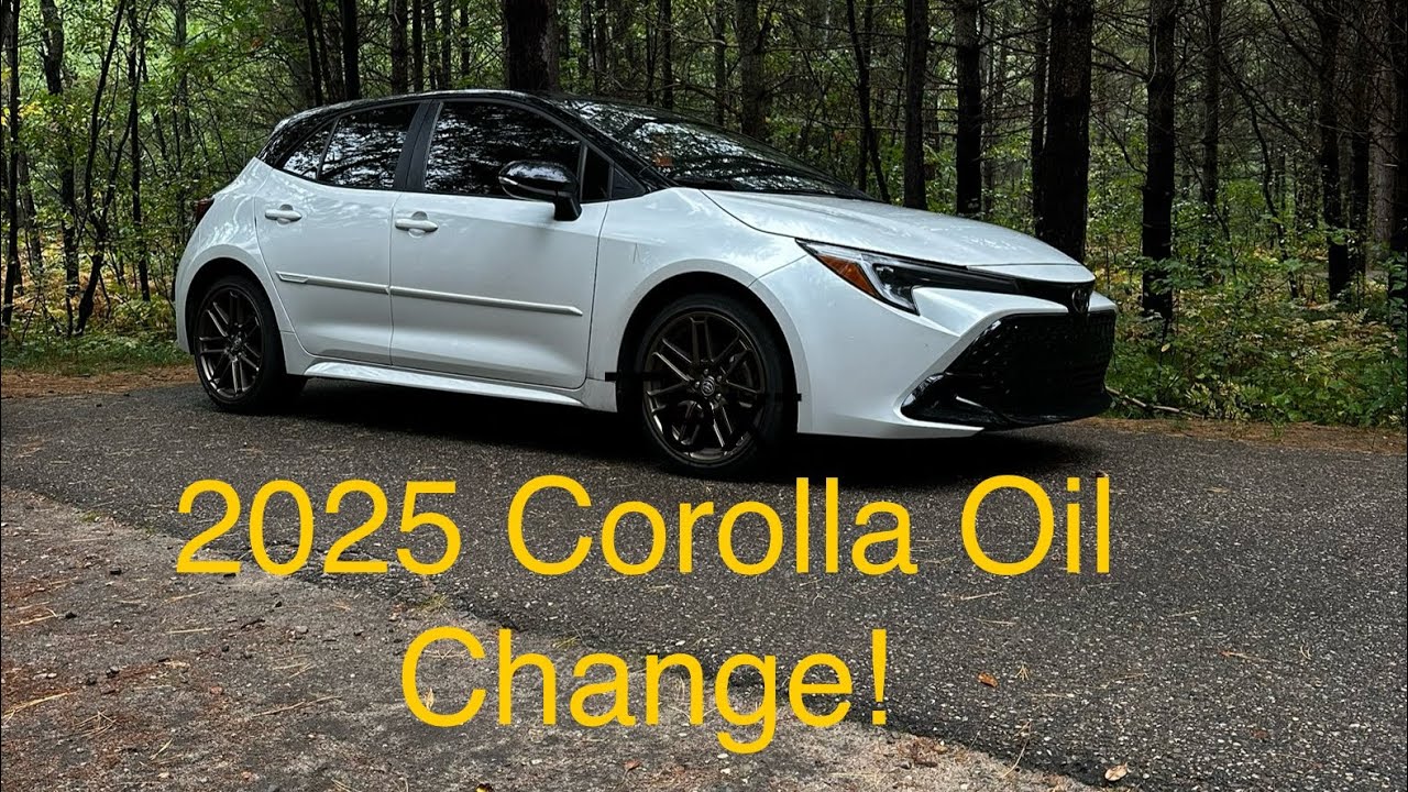 Как поменять масло в Toyota Corolla 2025 года выпуска!! Очень просто!