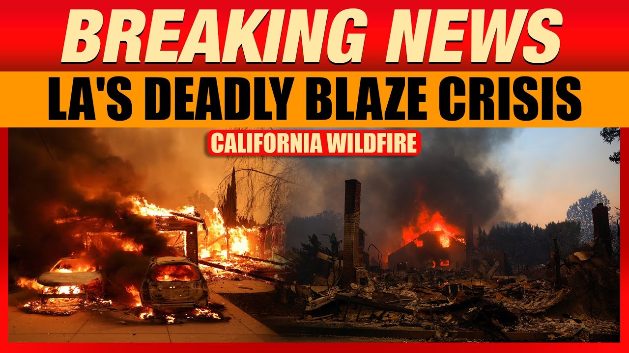 Wildfire in Hollywood Hills Adds to LA's Deadly Blaze Crisis | 5 Dead, 100,000 Evacuated