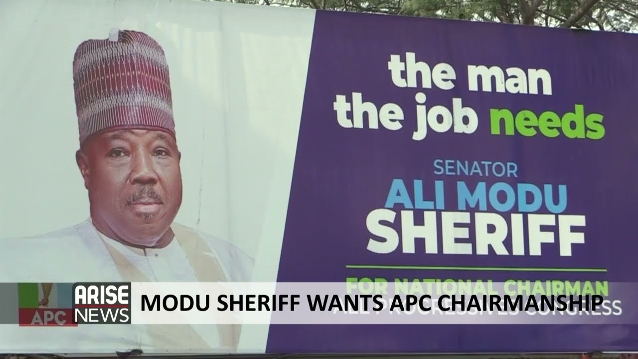 MODU SHERIFF WANTS APC CHAIRMANSHIP