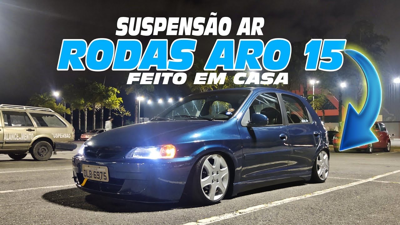 ★CELTINHA ARO 15 E SUSPENS&Atilde;O AR FEITO EM CASA★ Erick Barbieri