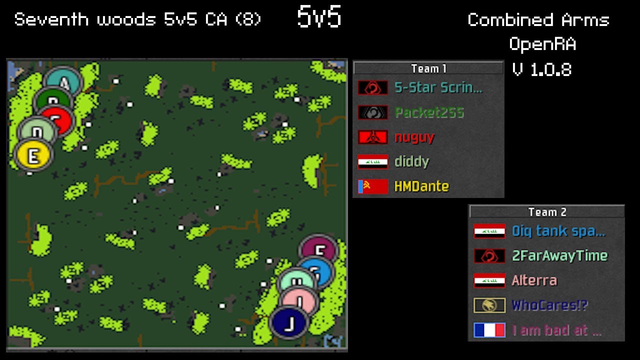 280# - SSM - 4 - 27/12/2025 - 5v5 - Combined Arms V1.0.8 (OpenRA)