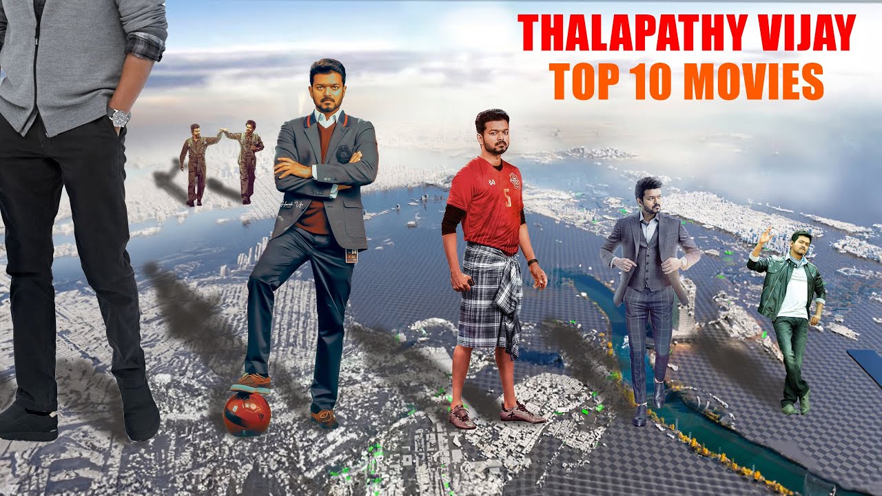 Thalapathy Vijay Top 10 Highest Grossing Movies | The GOAT | Leo | Master | #thalapathyvijay