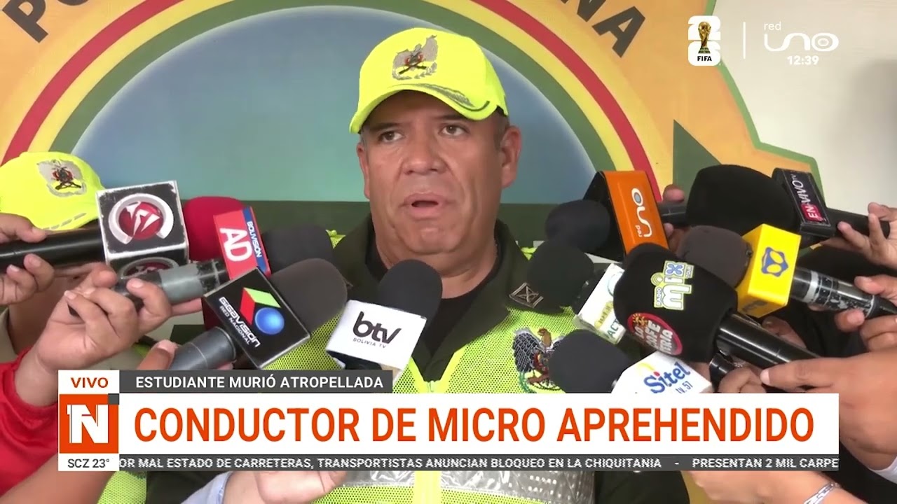 CONDUCTOR DE MICRO APREHENDIDO