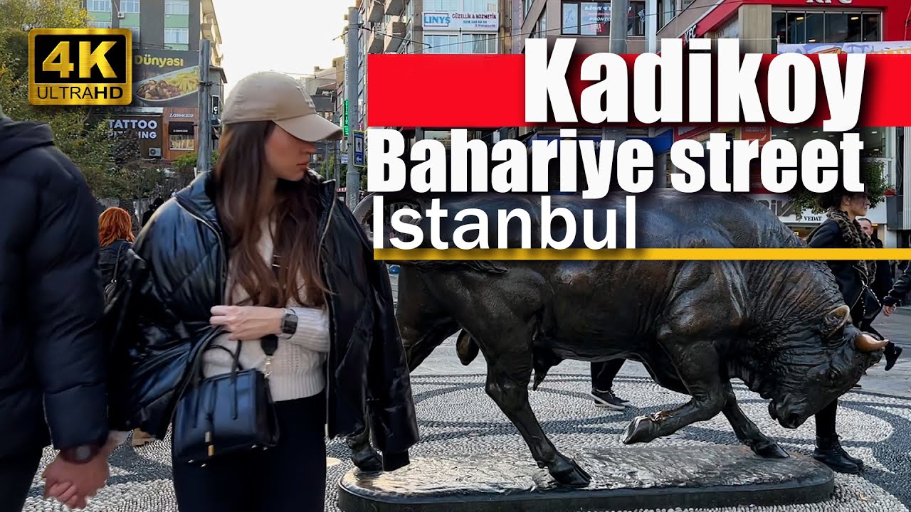 Istanbul 2022 | Kadikoy Neighborhood | 25 November | Walking Tour | 4k UHD 60fps