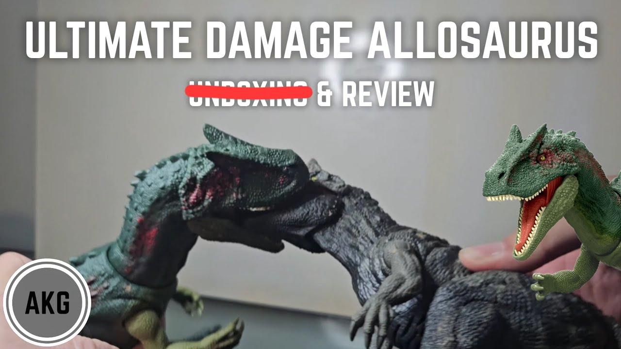 Mattel Jurassic World Ultimate Damage Allosaurus Review. 2026 :)