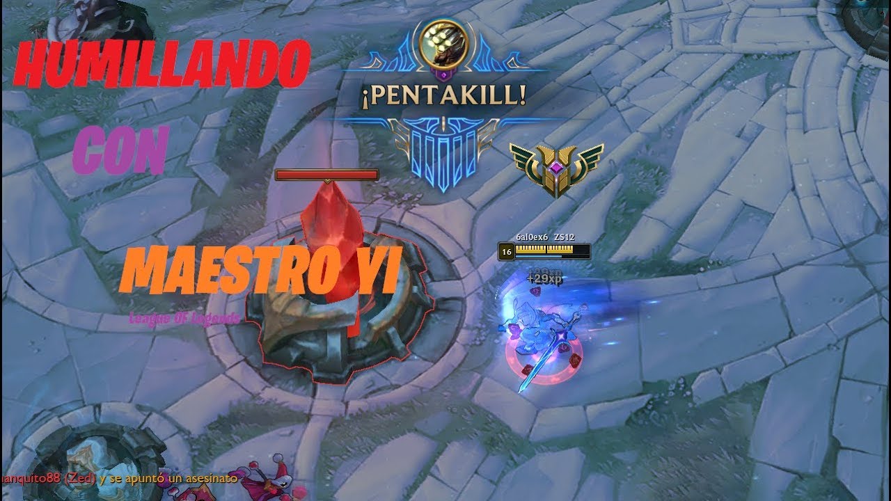 HUMILLANDO con MAESTRO YI