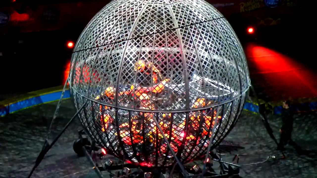 Barnum and Bailey's Globe Riders crash