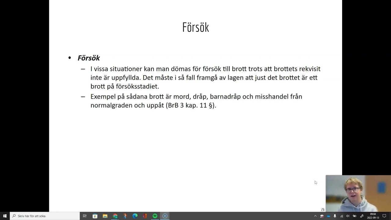 Straffr&auml;tt - Del 5 - F&ouml;rs&ouml;k