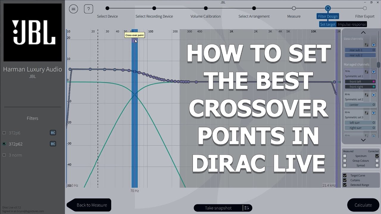 How To Find The Best Crossover Points In Dirac Live Bass Control