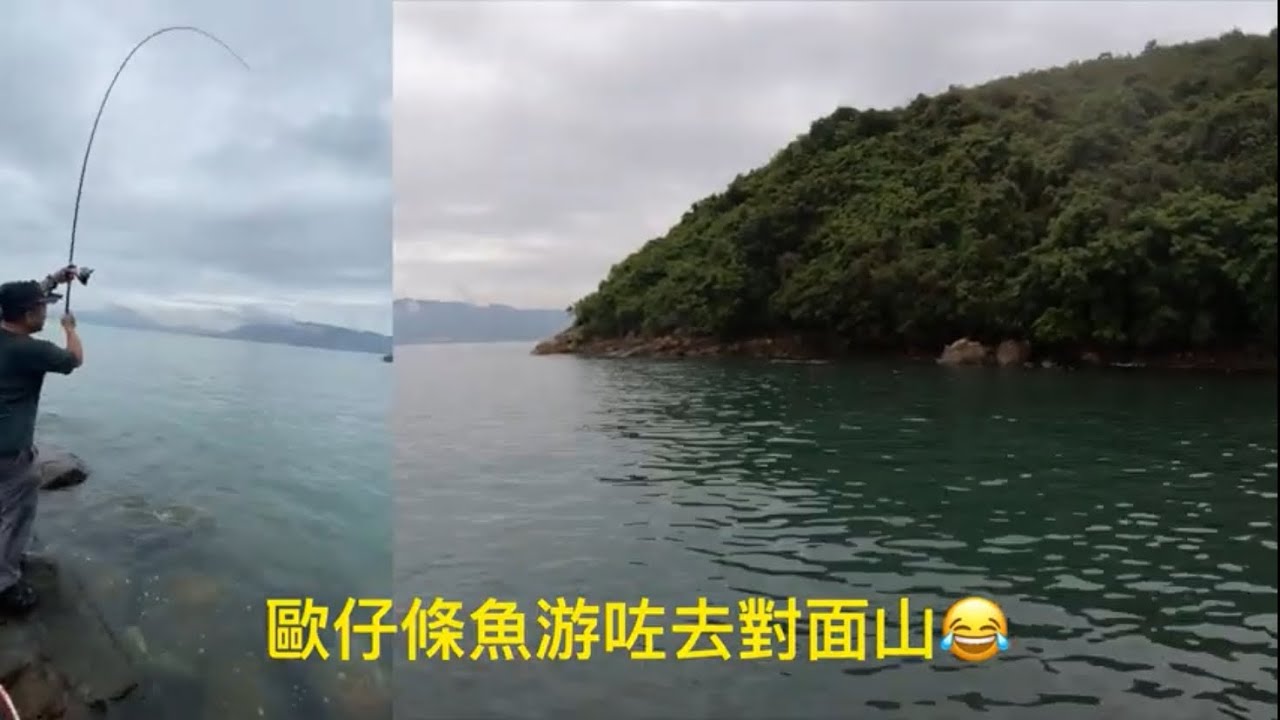 第十四回［步兵編］歐仔-條魚游咗去對面山😳😂#磯釣#釣魚#步兵