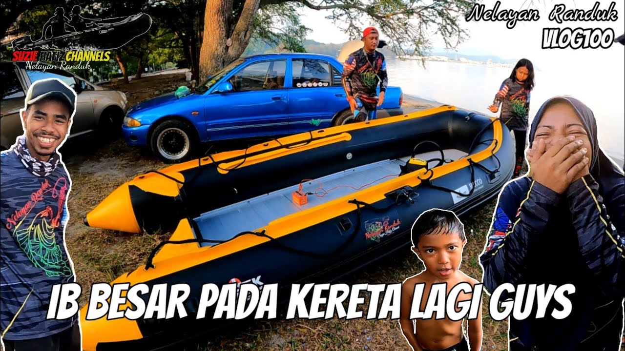 VLOG100 - INFLATABLE BOAT SD400 VS YAMAHA OUTBOARD 15HP - NELAYAN RANDUK