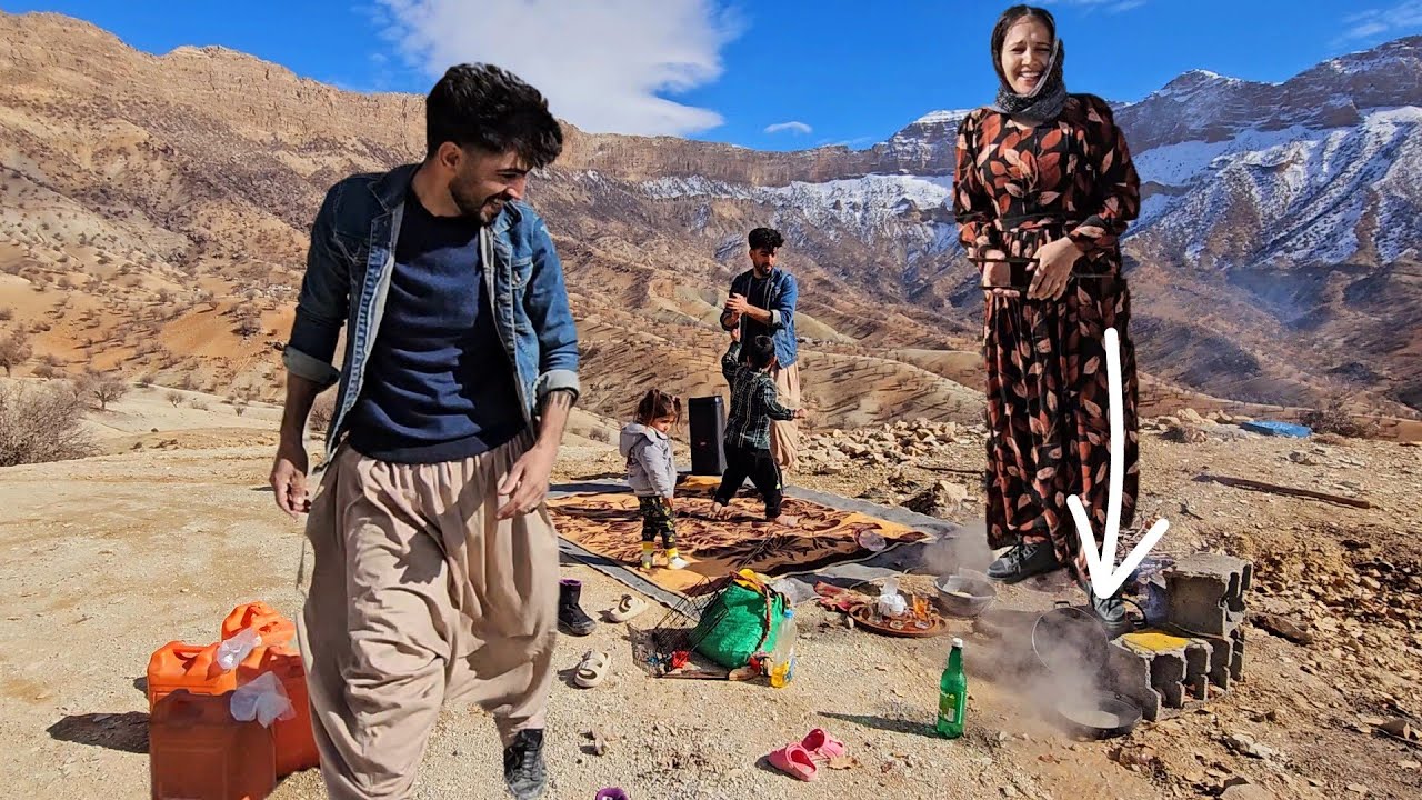 Nomadic life: Nomadic Family picnic 🧺 | Nomadic Life Full of joy 🤩