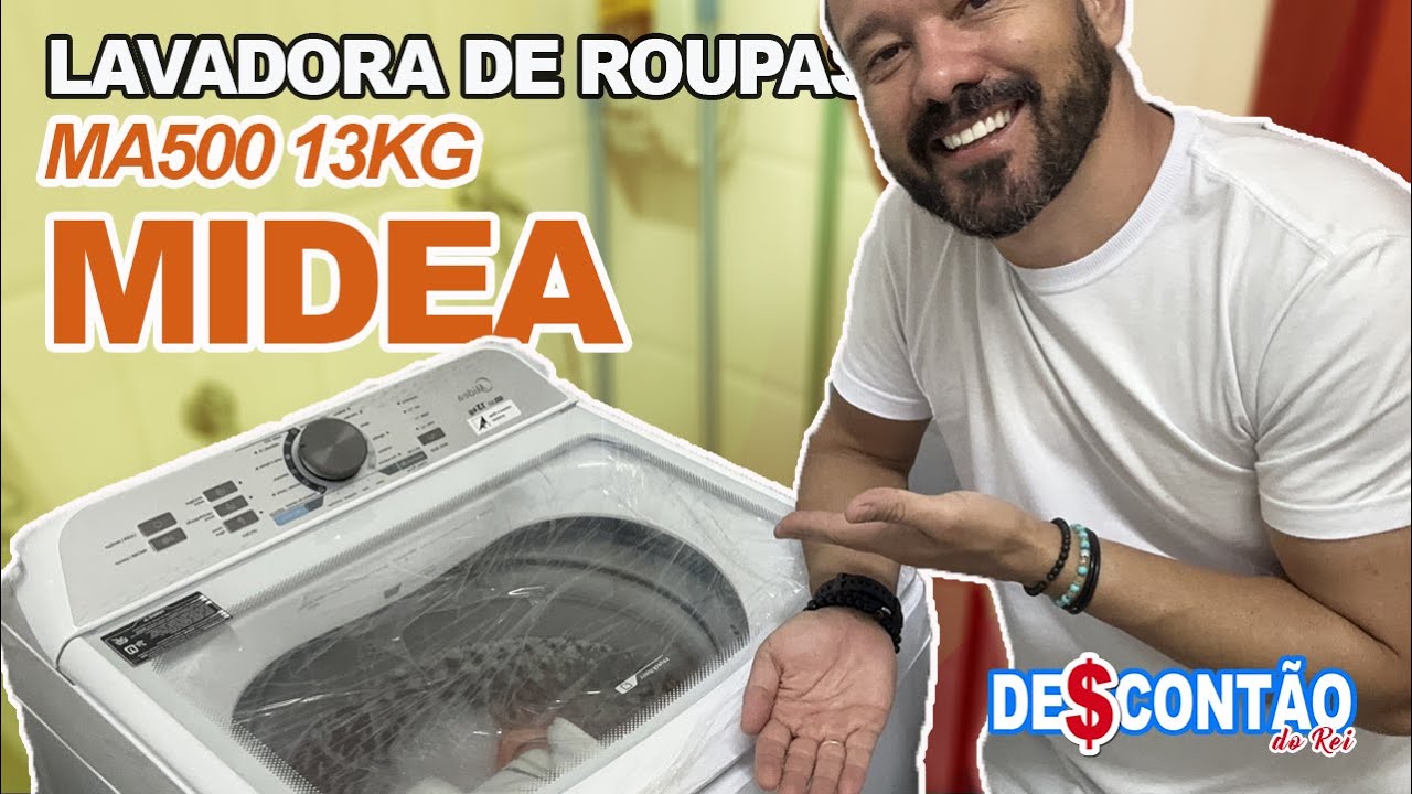 Lavadora de Roupas #MIDEA 13KG. Sistema ciclone. Será que presta?