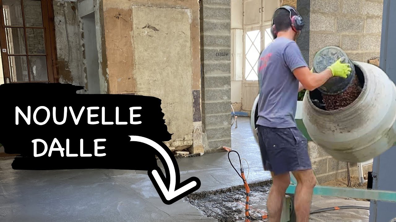 ON COULE LA DALLE (A LA MAIN) | Chateau restauration