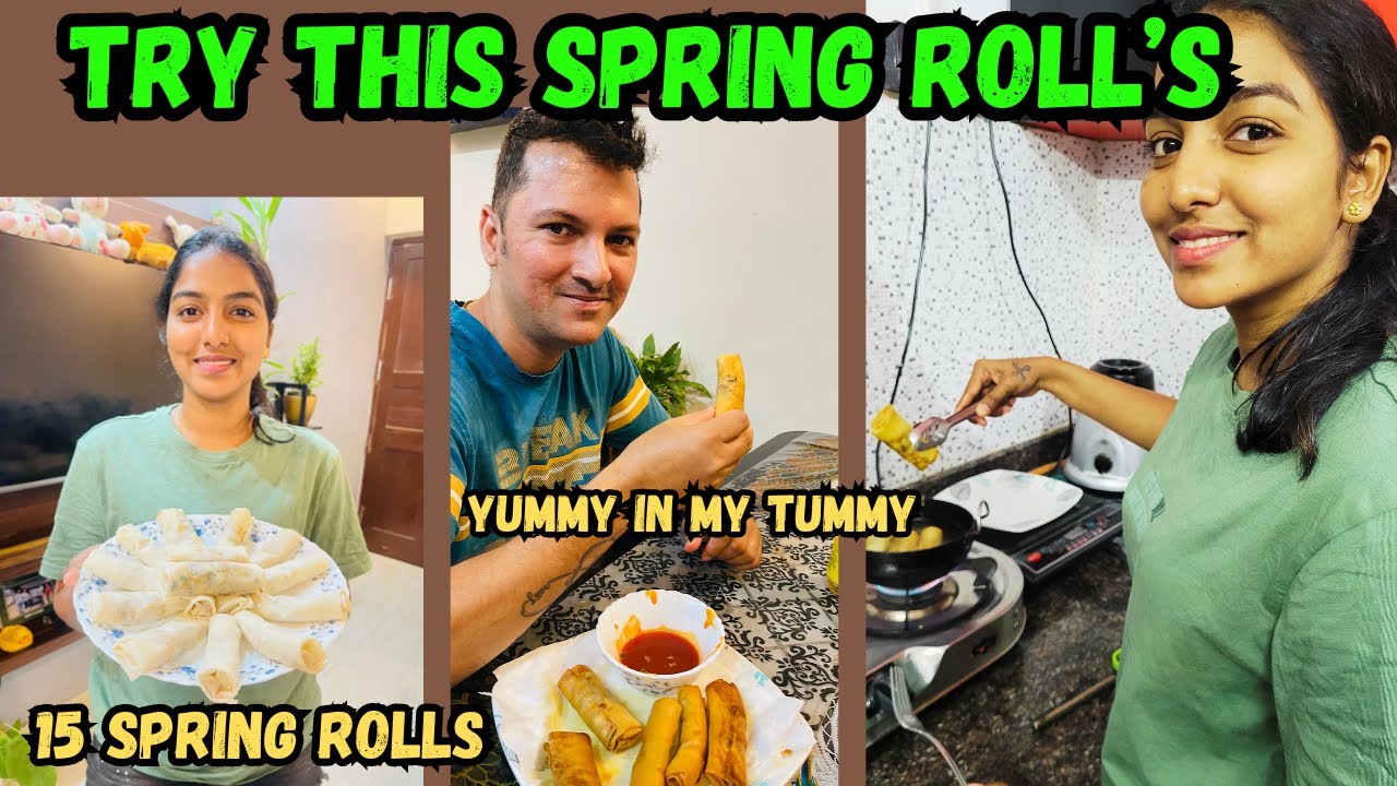TRY THIS SPRING ROLL'S😋