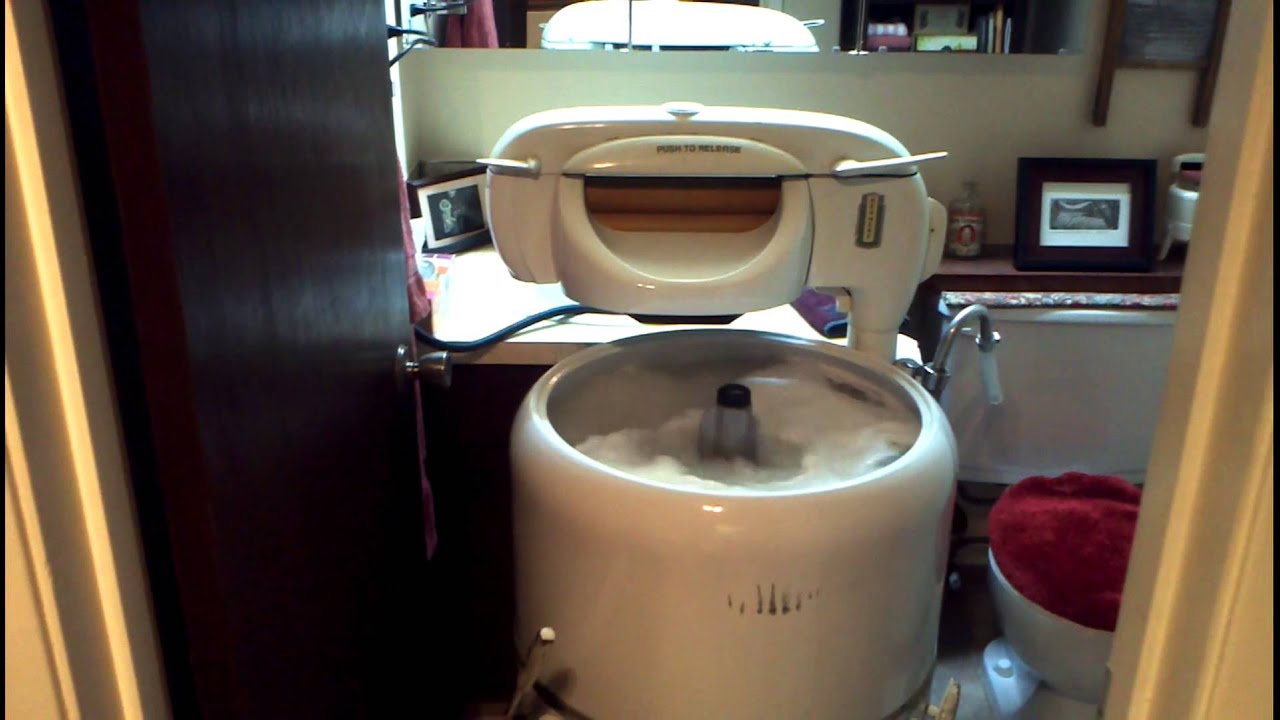 Washing in the 1948 Kenmore Wringer Washer