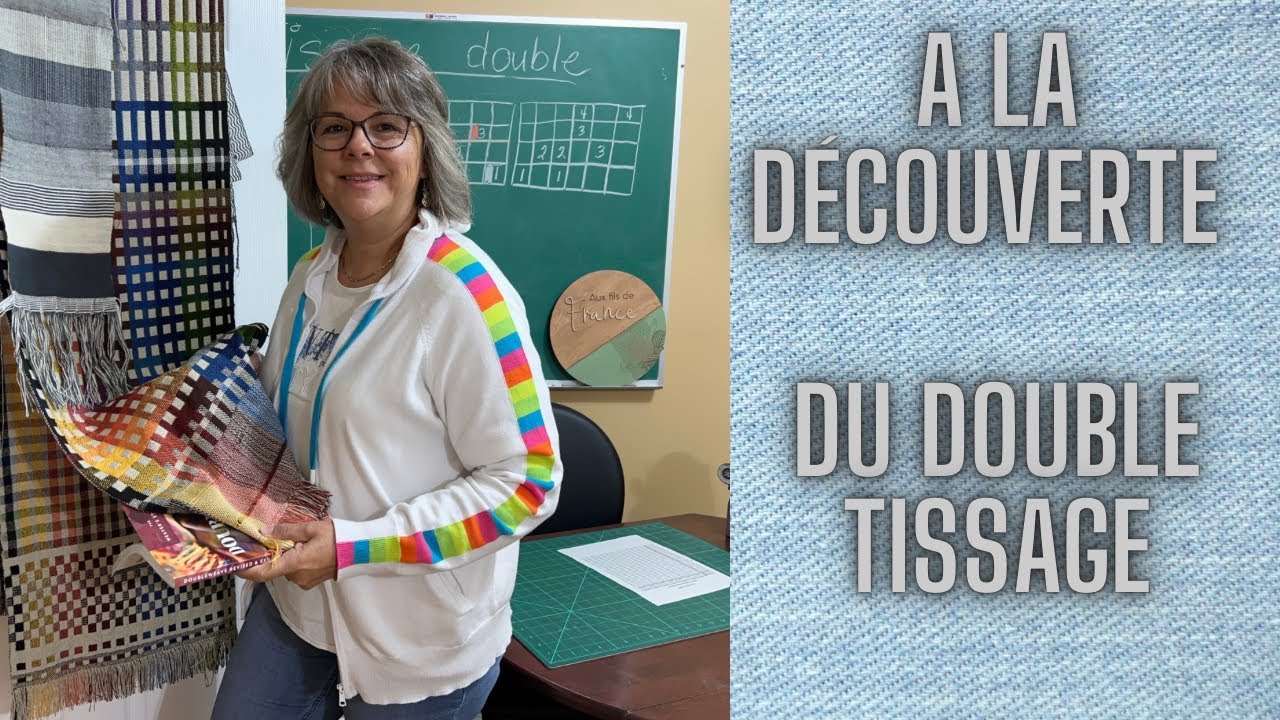 Métier à tisser-Double tissage (double weave)🌷