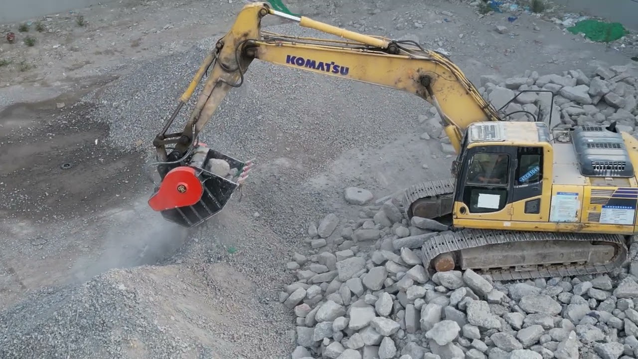 Motek crusher bucket working principle