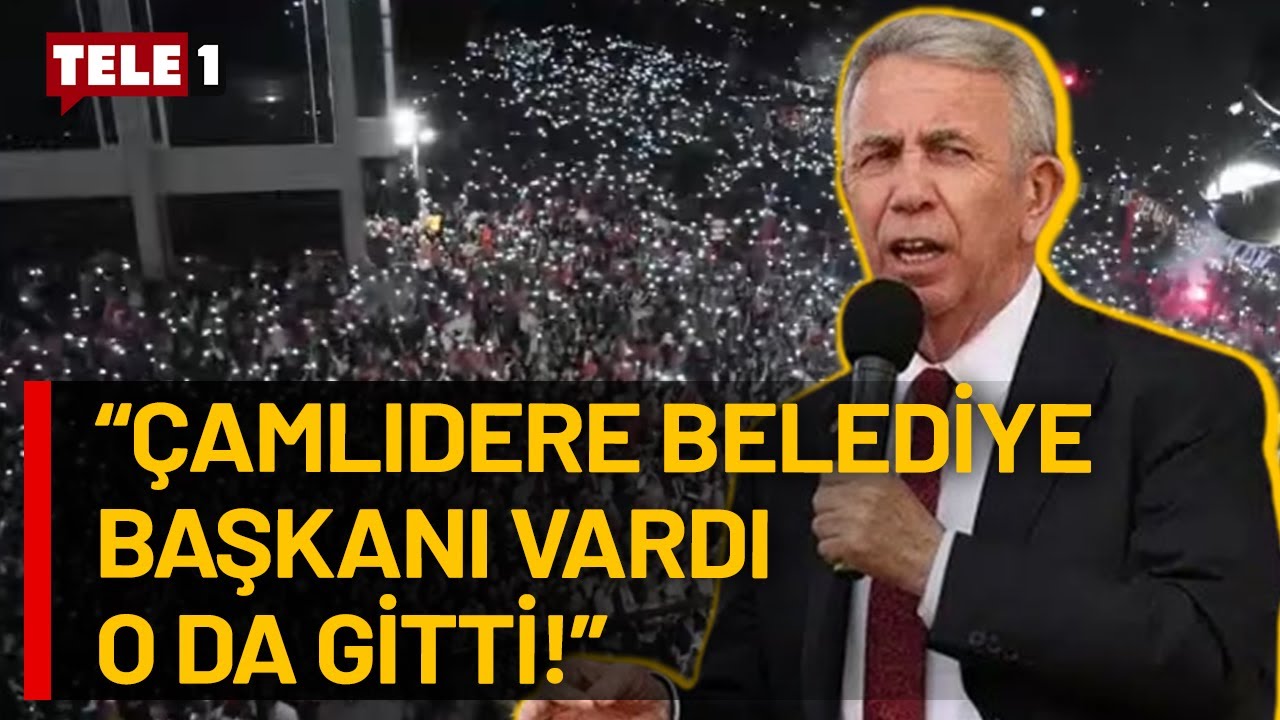Mansur Yavaş Ankara'da kazanılan ilçeleri saydıkça saha coştu, alkışlar koptu!
