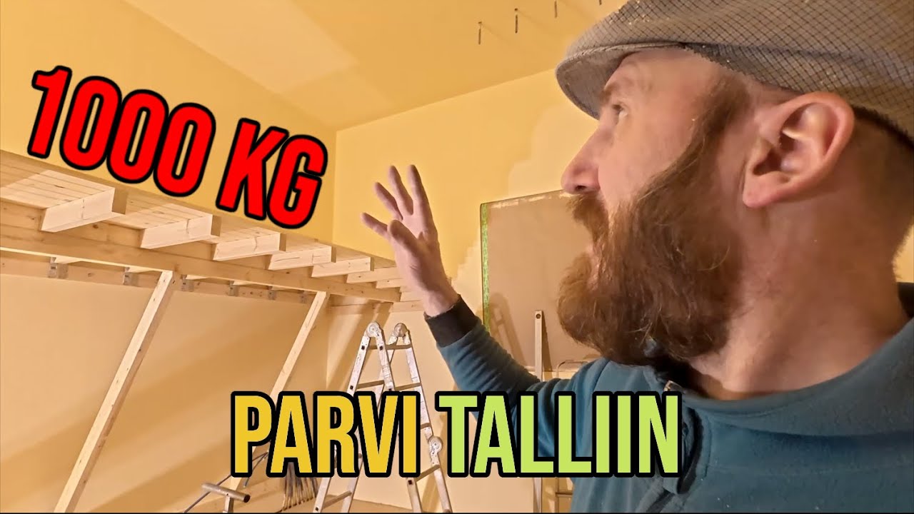 Parven rakentaminen autotalliin
