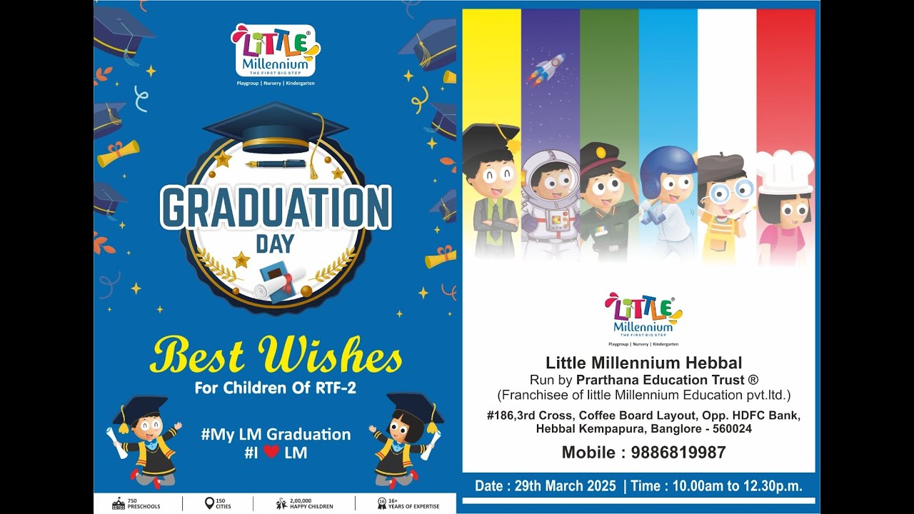 Graduation Day 2025-26 | Little Millennium-Hebbal |