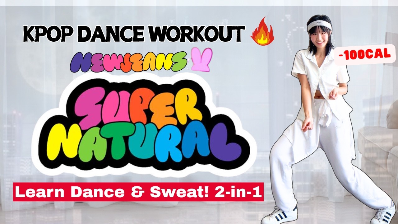 🔥Learn Kpop Basics n Sweat🔥NewJeans 'Supernatural' Dance Workout by a 10-yr Kpop Dancer