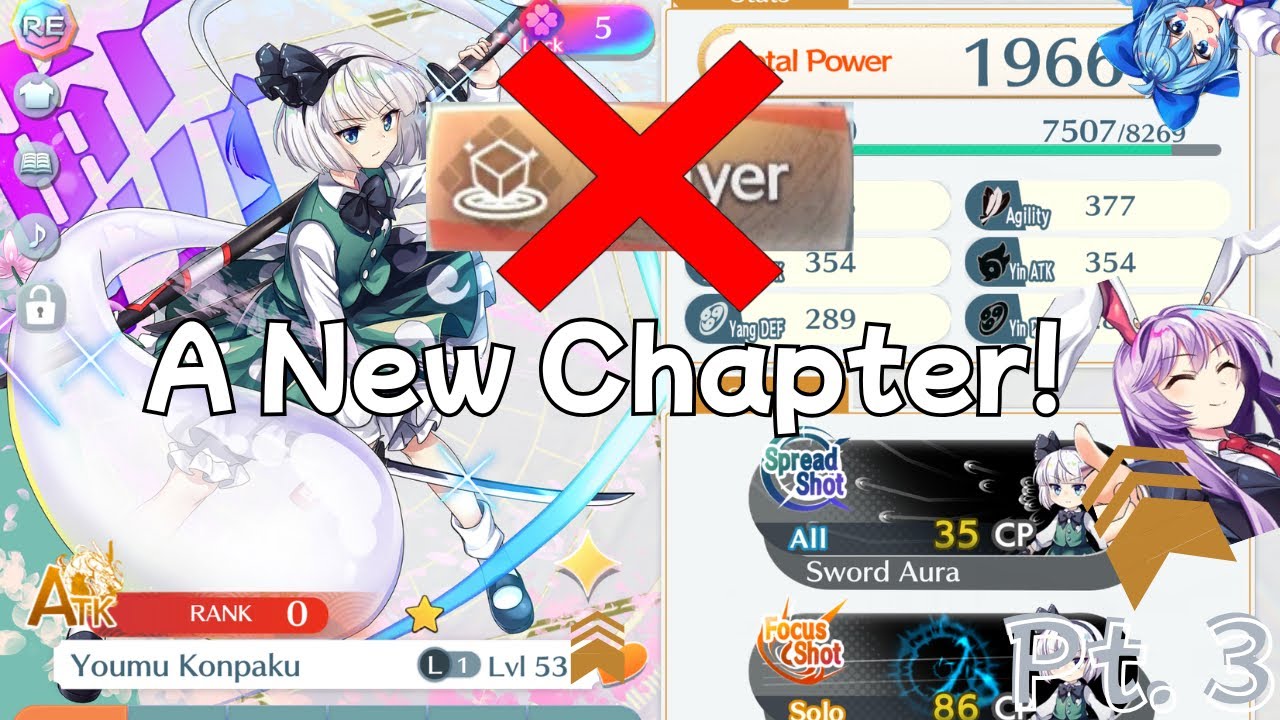 A New Chapter! - Touhou LostWord but I cannot gamble (Part 3)