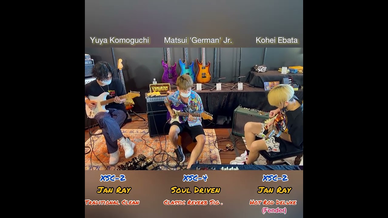 Jamming at our booth - YMS2022