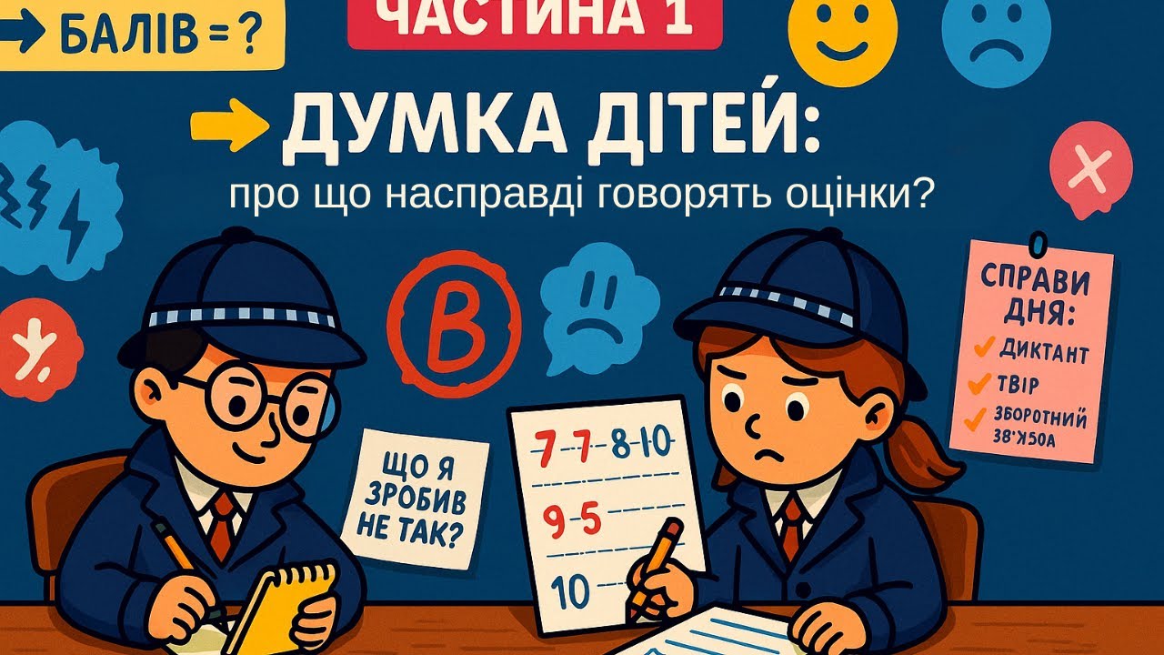 ДУМКА ДІТЕЙ: про що говорять оцінки (Тренінг 
