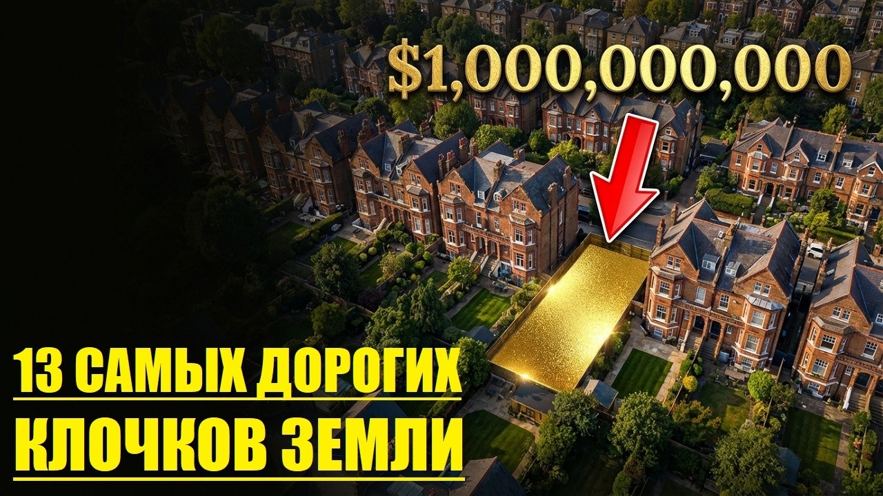 ЗОЛОТАЯ ГРЯЗЬ: 13 Самых Дорогих Клочков Земли в Мире!