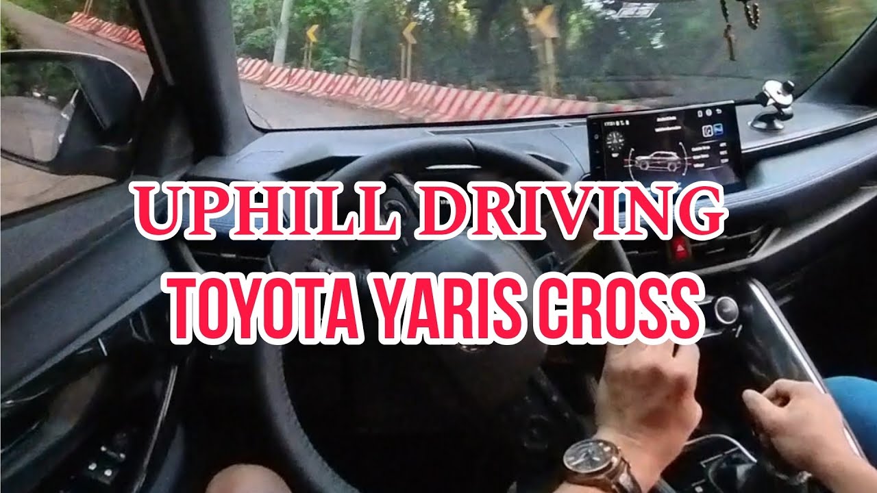 Driving in Up Hill Toyota Yaris Cross #toyota #toyotayariscross