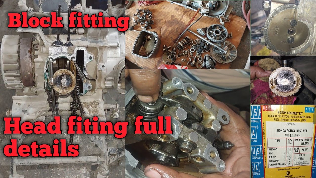 Activa HET Block & Head Fitting Full Details😊एक्टिवा HET ब्लॉक और हेड फिटिंग फुल डीटेल्स  के साथ