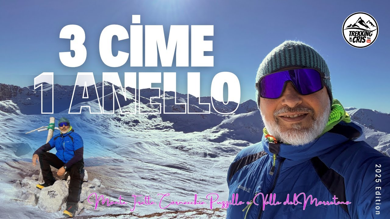 Escursione Invernale al Monte Puzzillo ❄️ L’Anello delle Tre Cime (Fratta – Cornacchia – Morretano)