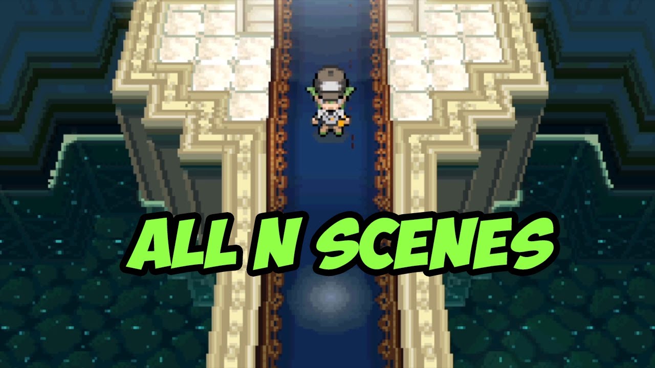 Pokemon Black & White - All N Scenes
