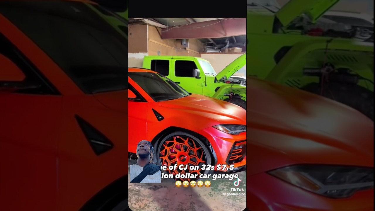 MR.GOTDAMMIT GOES TO ONE OF CJ ON 32s $9.5 MILLION DOLLAR CAR GARAGE #cjon32 #share #subscribe