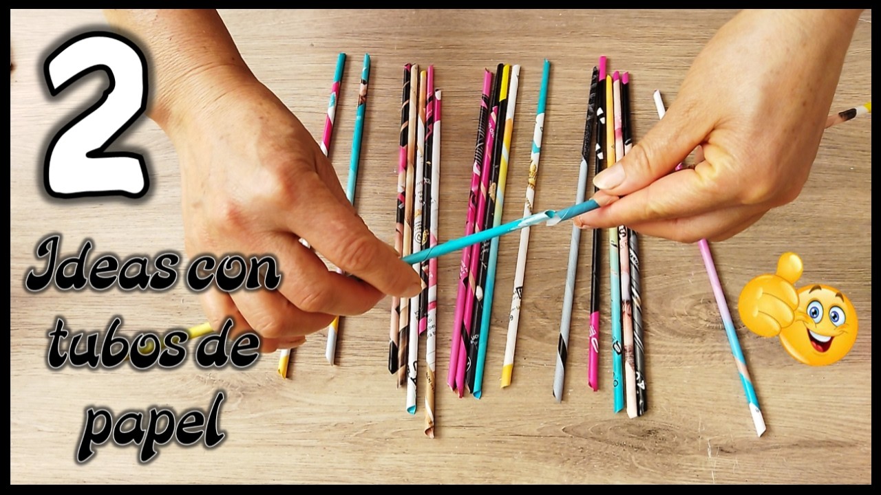 2 BRILLANTES IDEAS PARA TU HOGAR CON TUBOS DE PAPEL - Manualidades con hojas de revistas - crafts