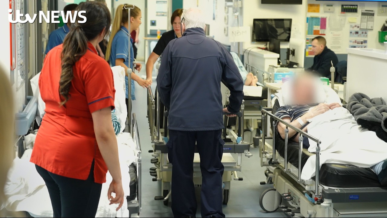 Inside a Belfast A&E where winter strain pushes capacity to breaking point | ITV News