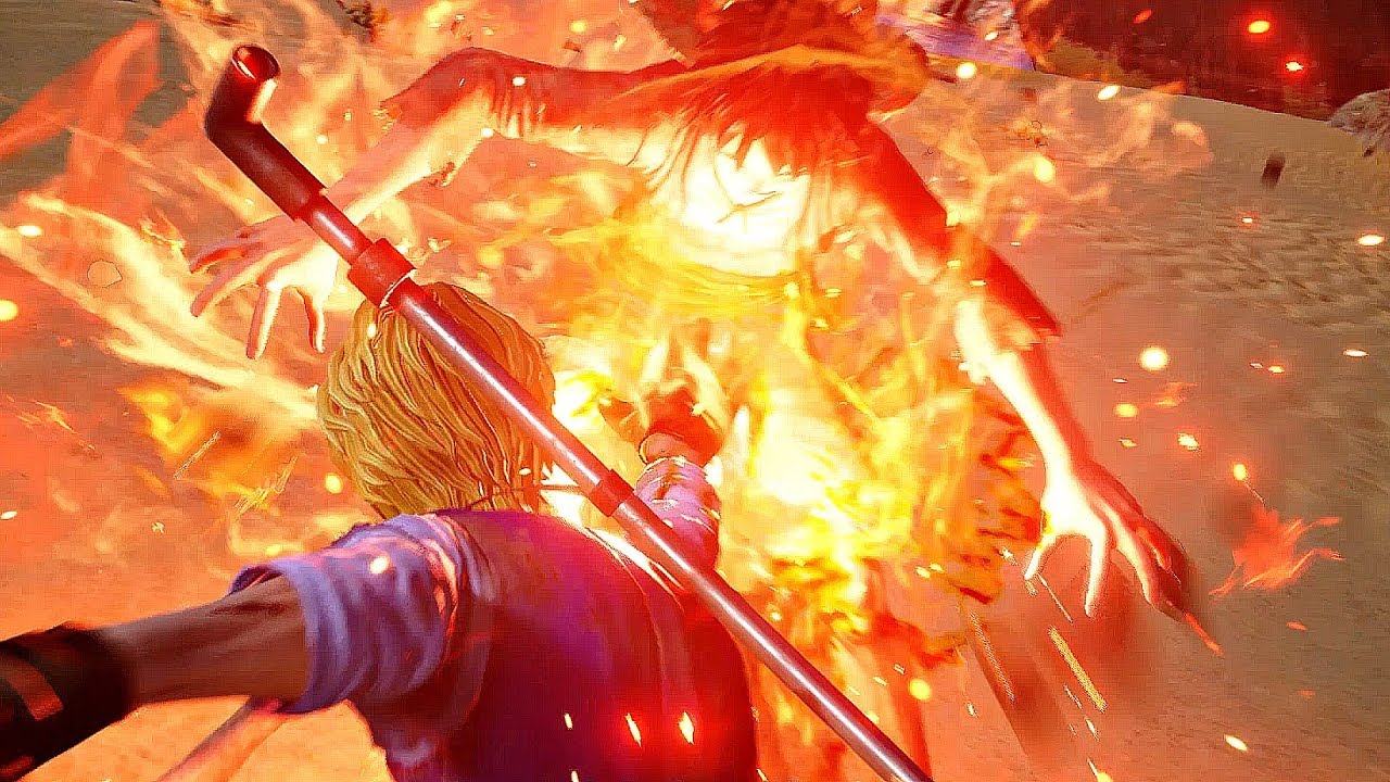 Jump Force - Luffy vs Sabo Gameplay (1080p 60fps)