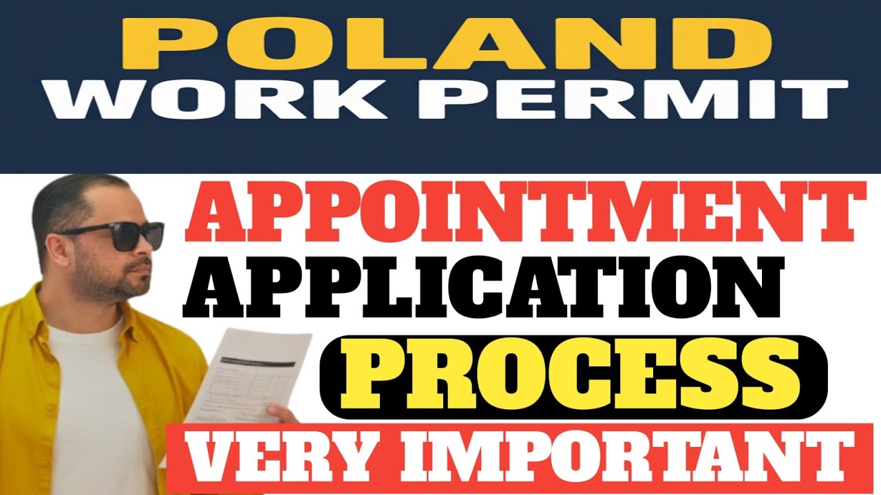 🇵🇱Poland embassy appointment | visa application full process | work permit registration 😊😊👍