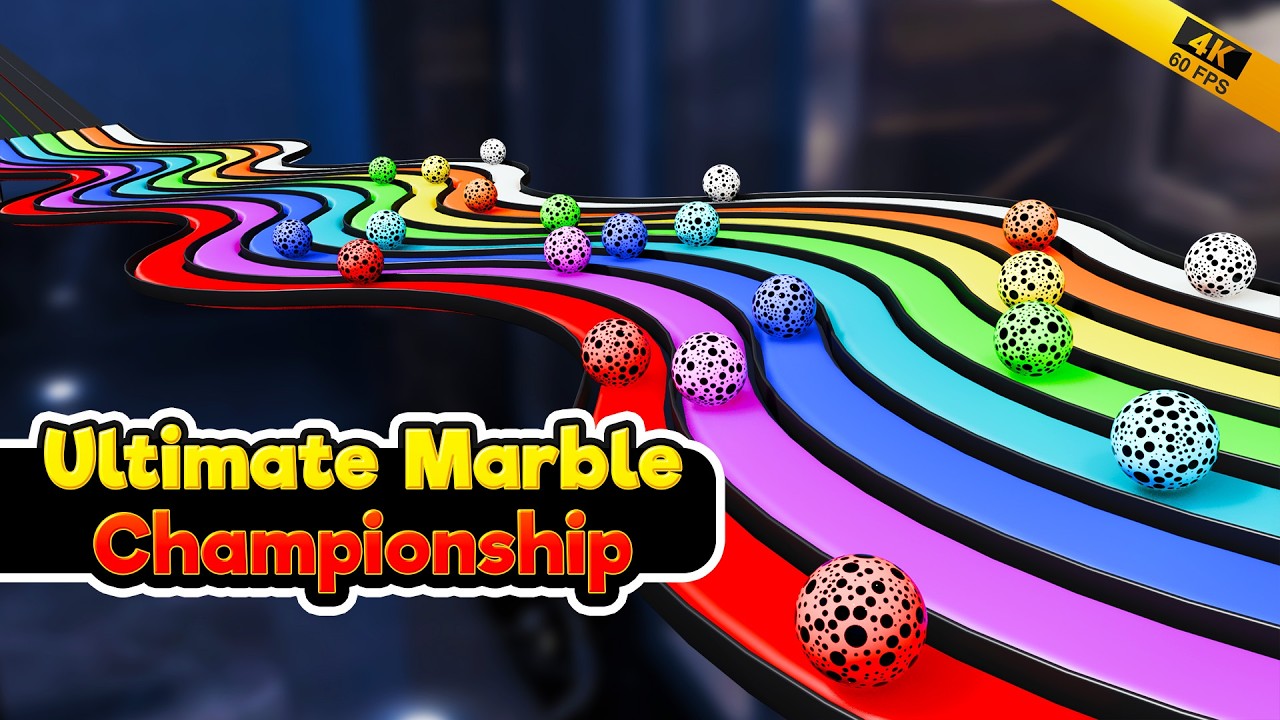 Only One Champion Wins! | Ultimate 8 Marbles Championship – 3D Race