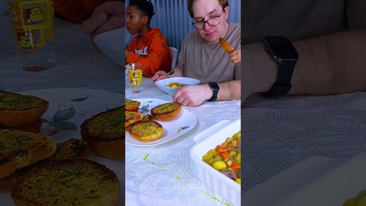 We are blessed with another delicious meal very simple but yet very rich 😋