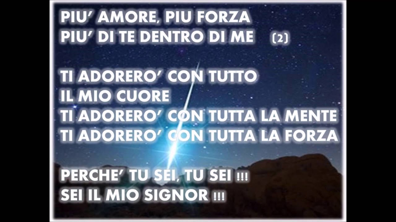 PIU' AMORE PIU' POTENZA