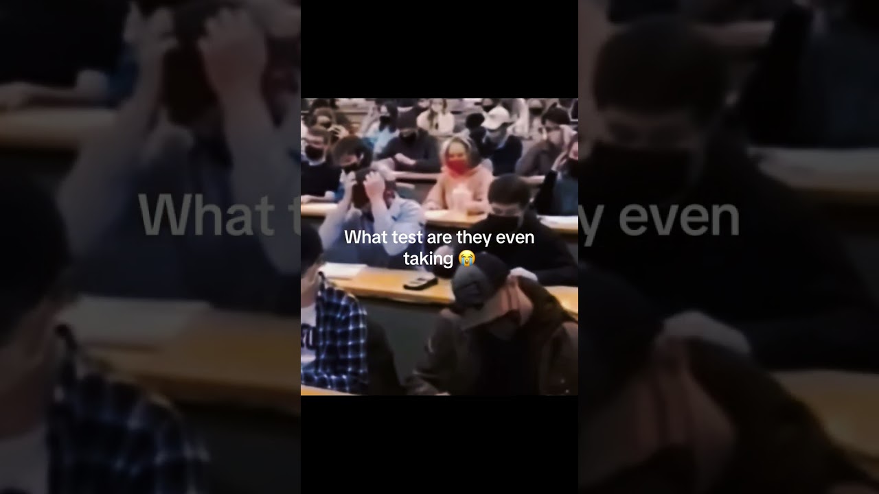 Bro was going through it 😂 #test #school #college #student #funny #meme