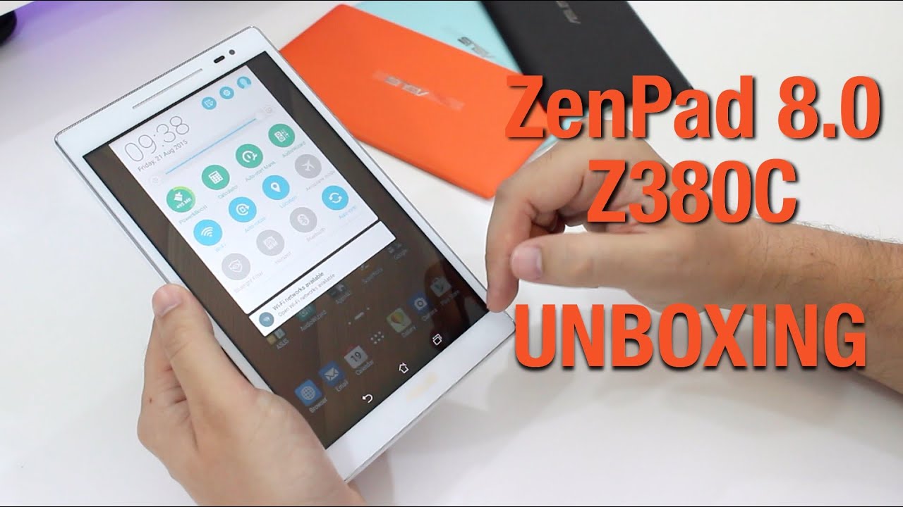 ASUS ZenPad 8.0 (Z380C) and Power Case: Unboxing and first impressions