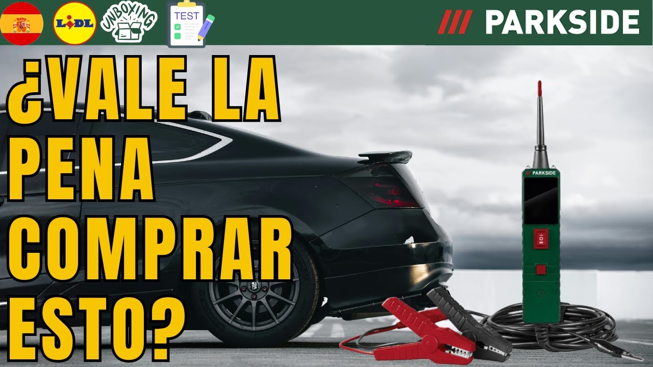 TESTER DE ELECTRICIDAD AUTOMOTRIZ  Parkside PSKT 30 A1 ESPAÑA ESPAÑOL LIDL