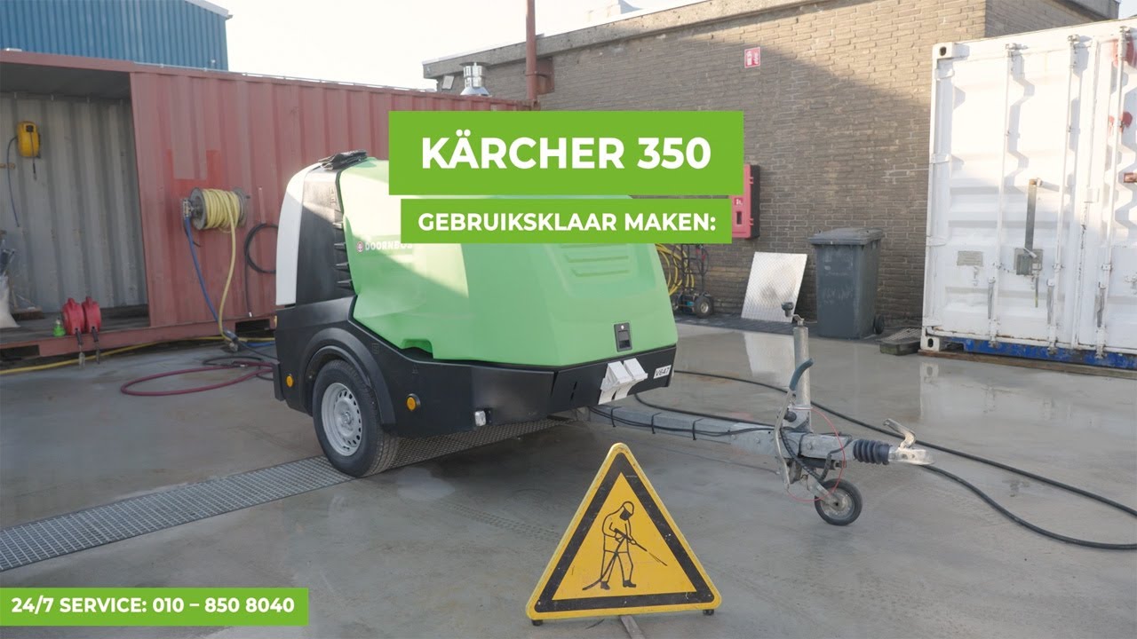 Gebruiksklaar Maken - Kärcher HDS Heet Water Hogedruk Unit - Instructies - Doornbos Equipment