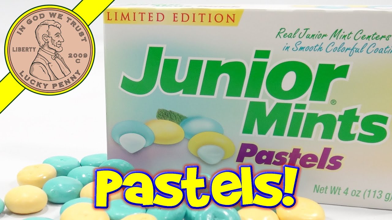Junior Mints Limited Edition Pastels Candy - Fresh Breath!